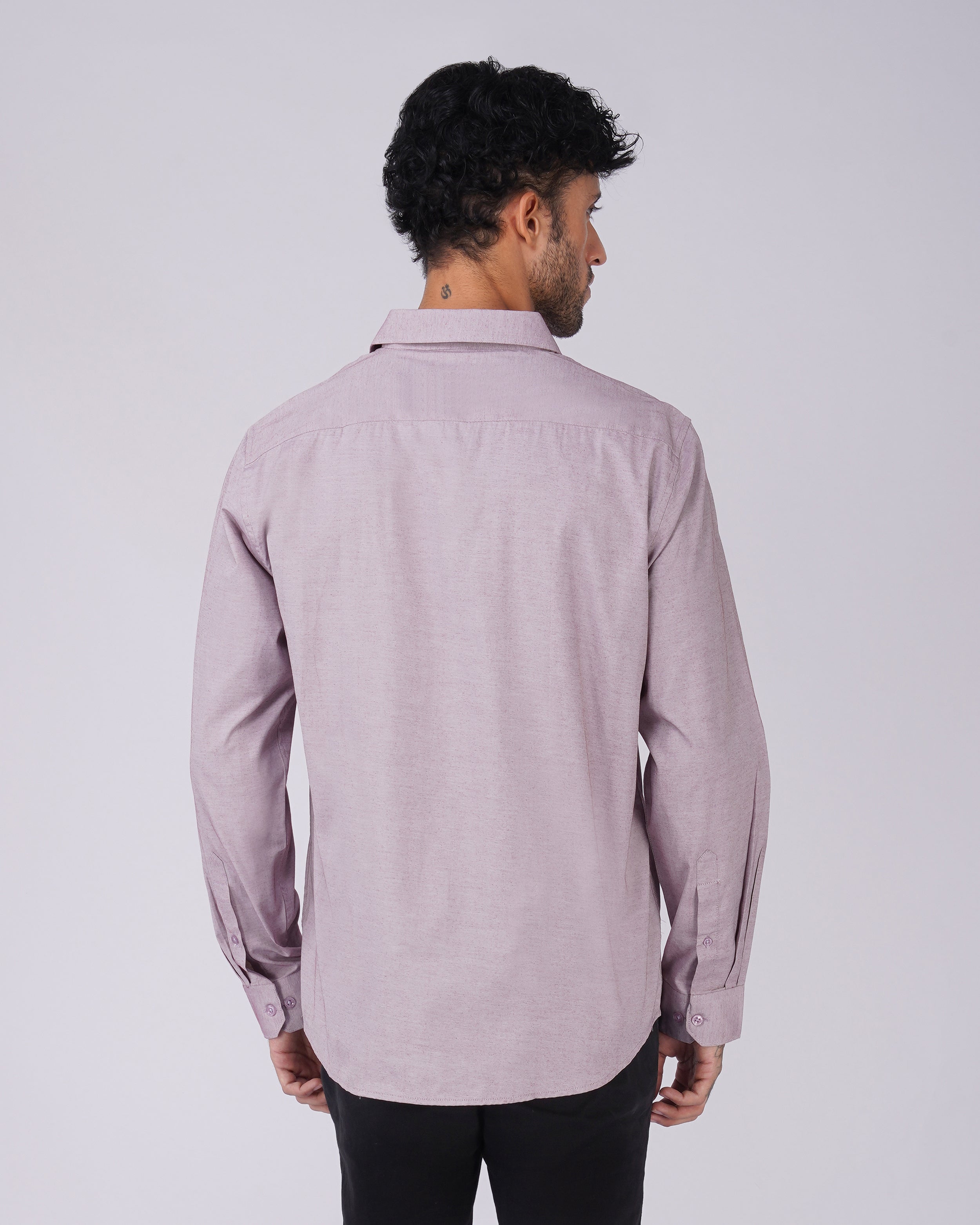 Mauve Textured Shirt