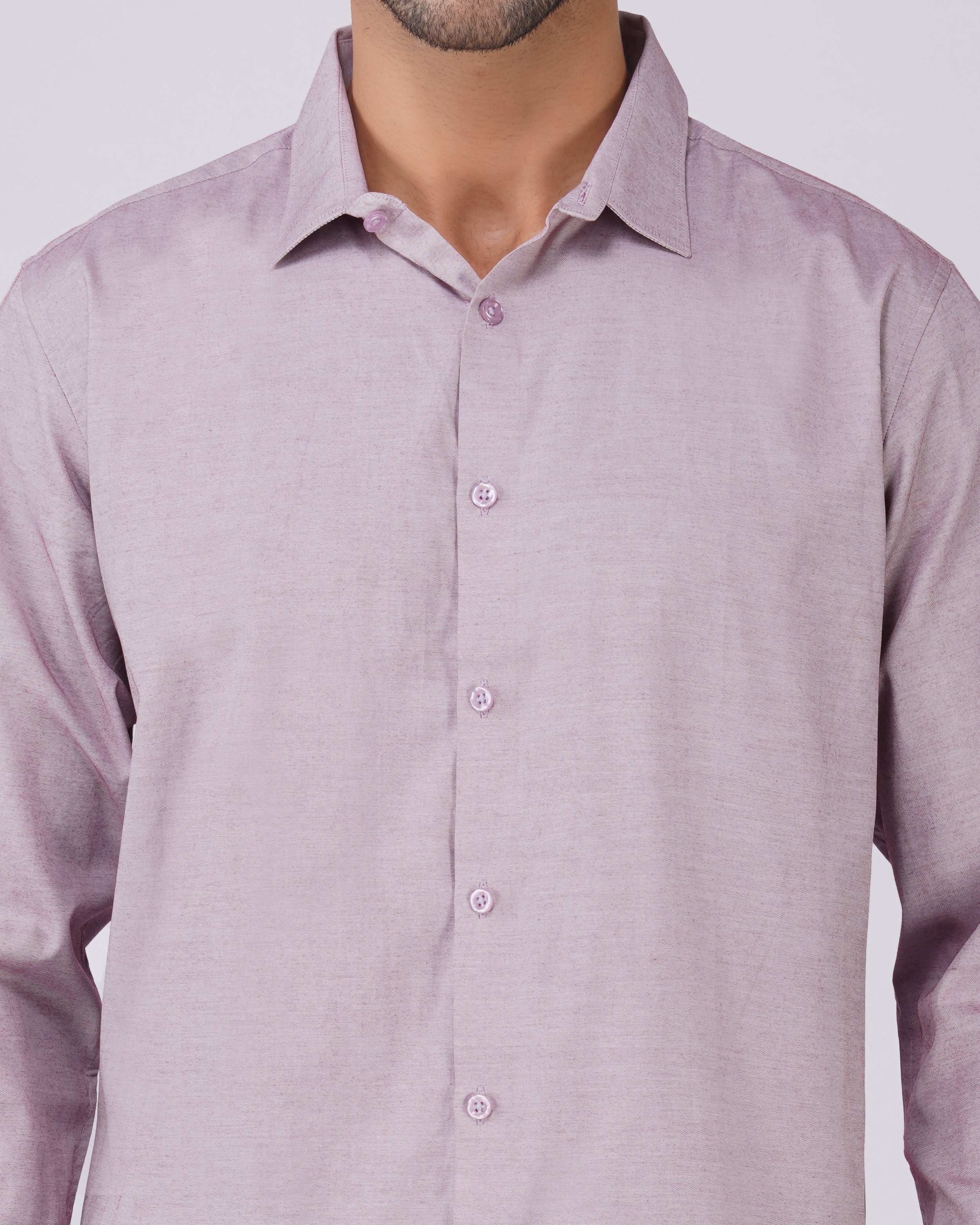 Mauve Textured Shirt