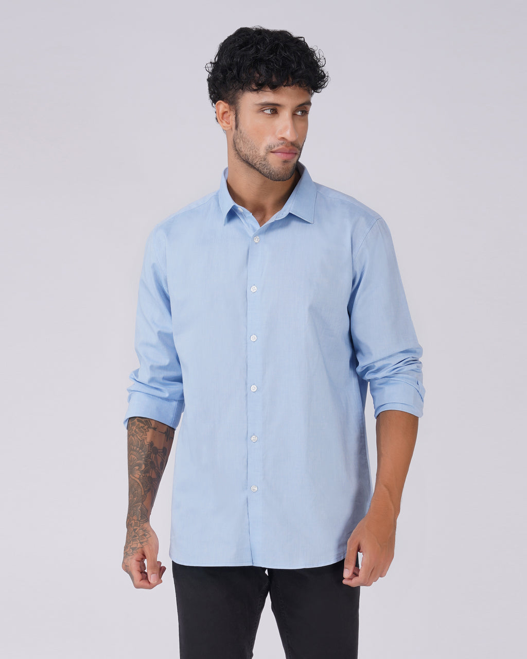 Light Blue Cotton Shirt