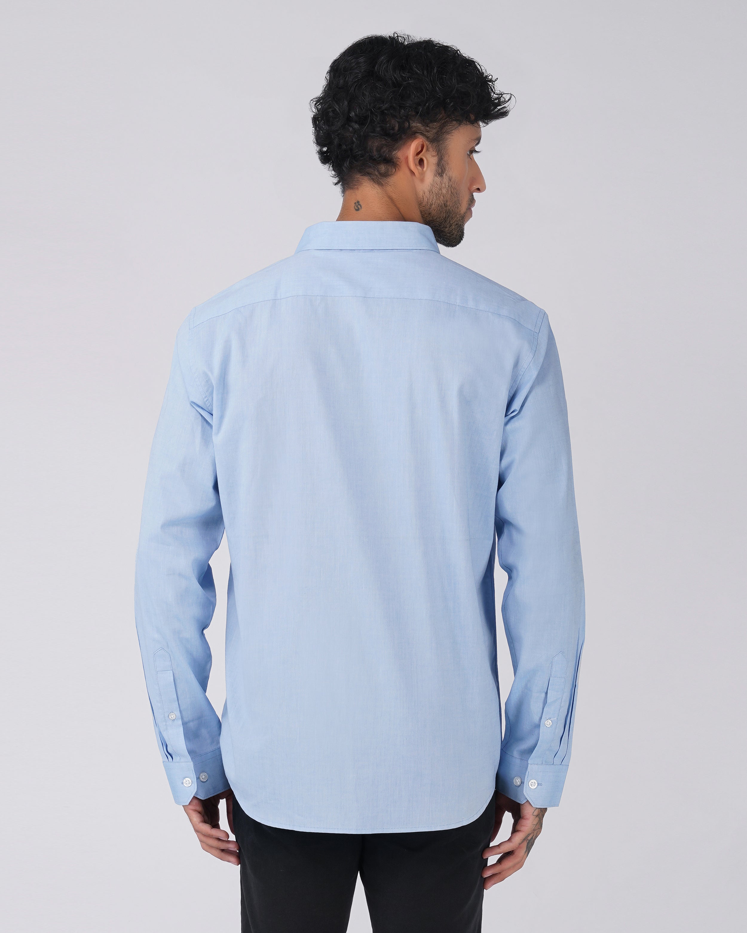 Light Blue Cotton Shirt