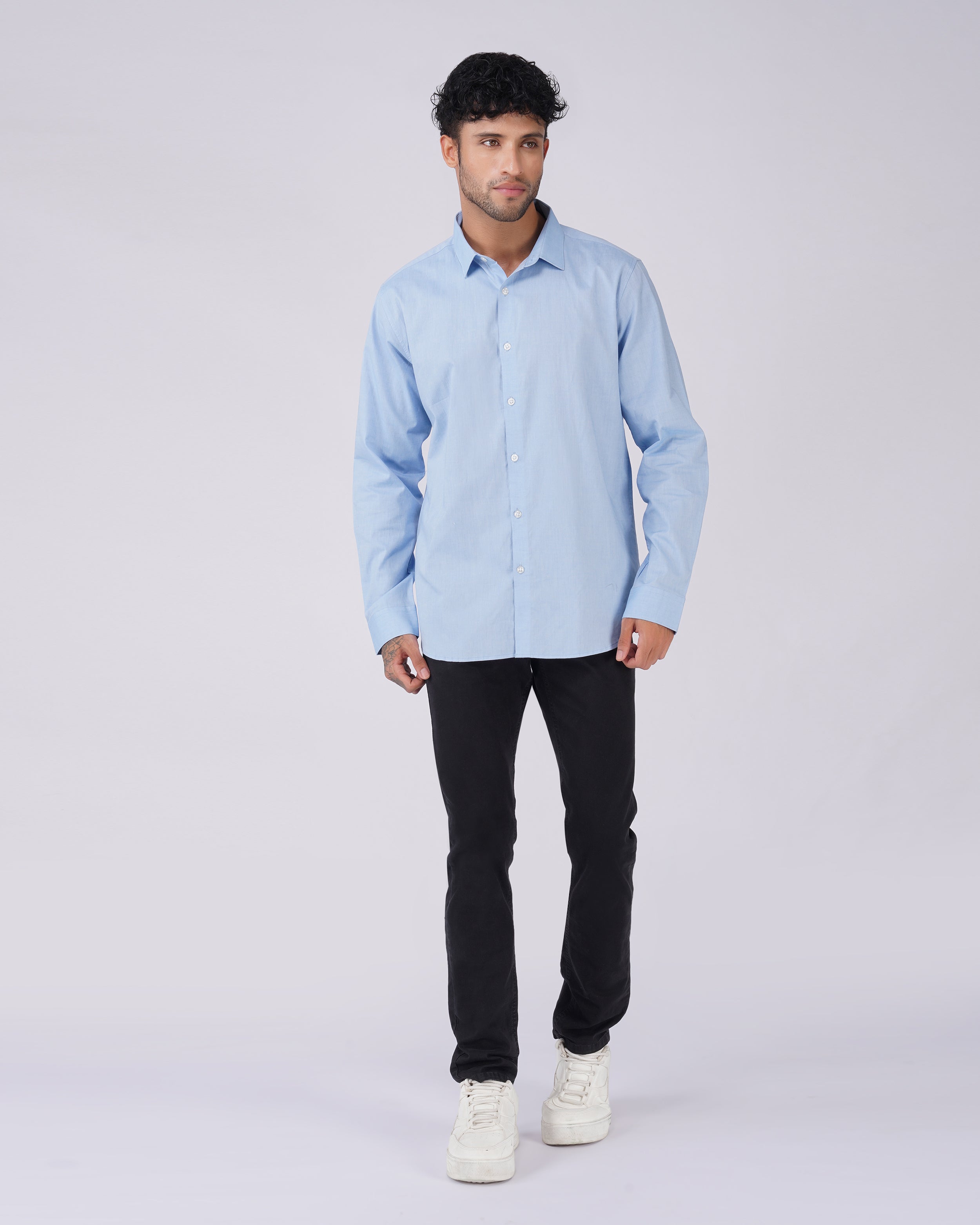 Light Blue Cotton Shirt