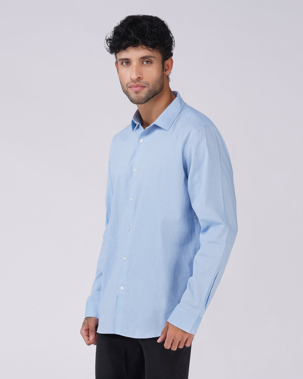 Light Blue Cotton Shirt