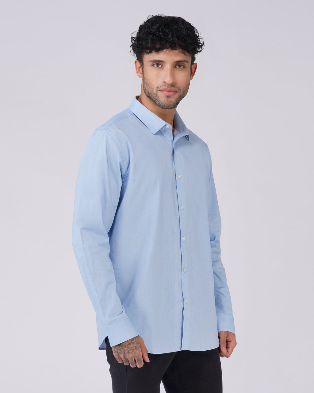 Light Blue Cotton Shirt