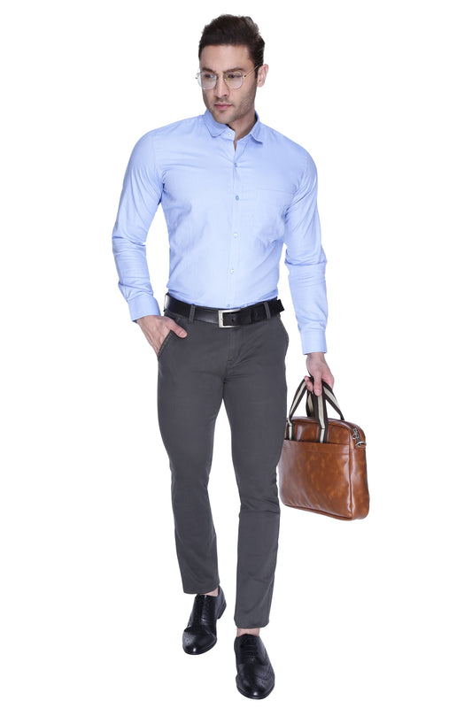 Blue Formal shirt for men - Chivalry