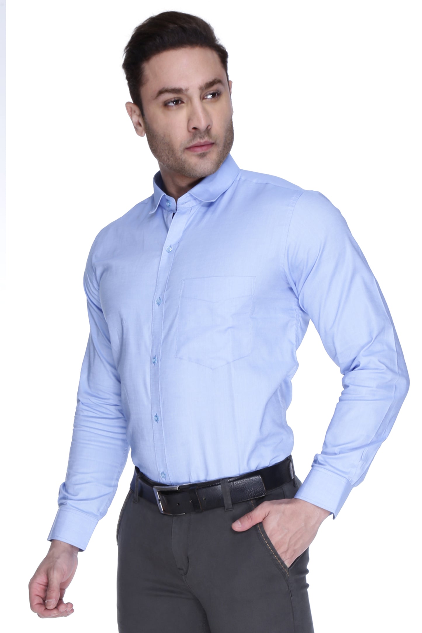 Blue Formal shirt for men - Chivalry