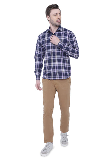 Mallow check shirt