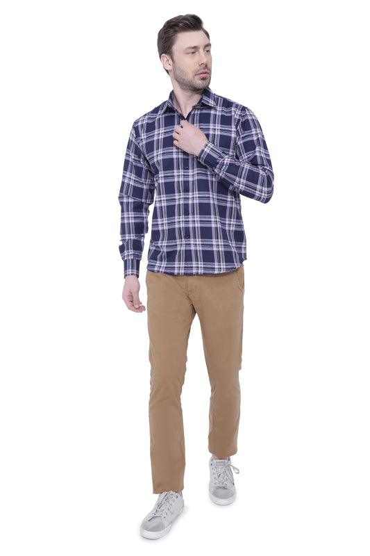 Mallow check shirt