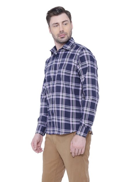 Mallow check shirt