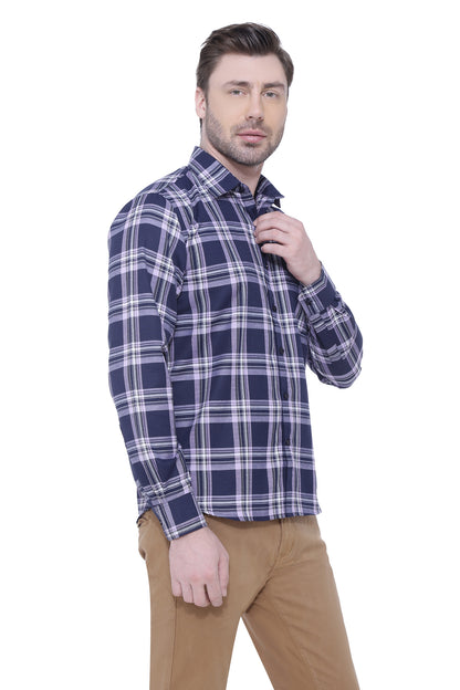Mallow check shirt